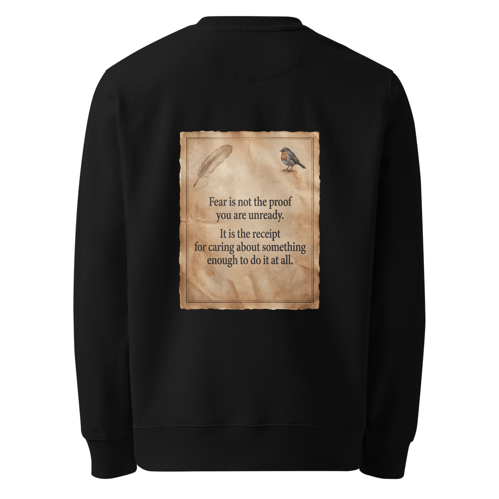 Fear As Receipt Sweater - Ricki Robin