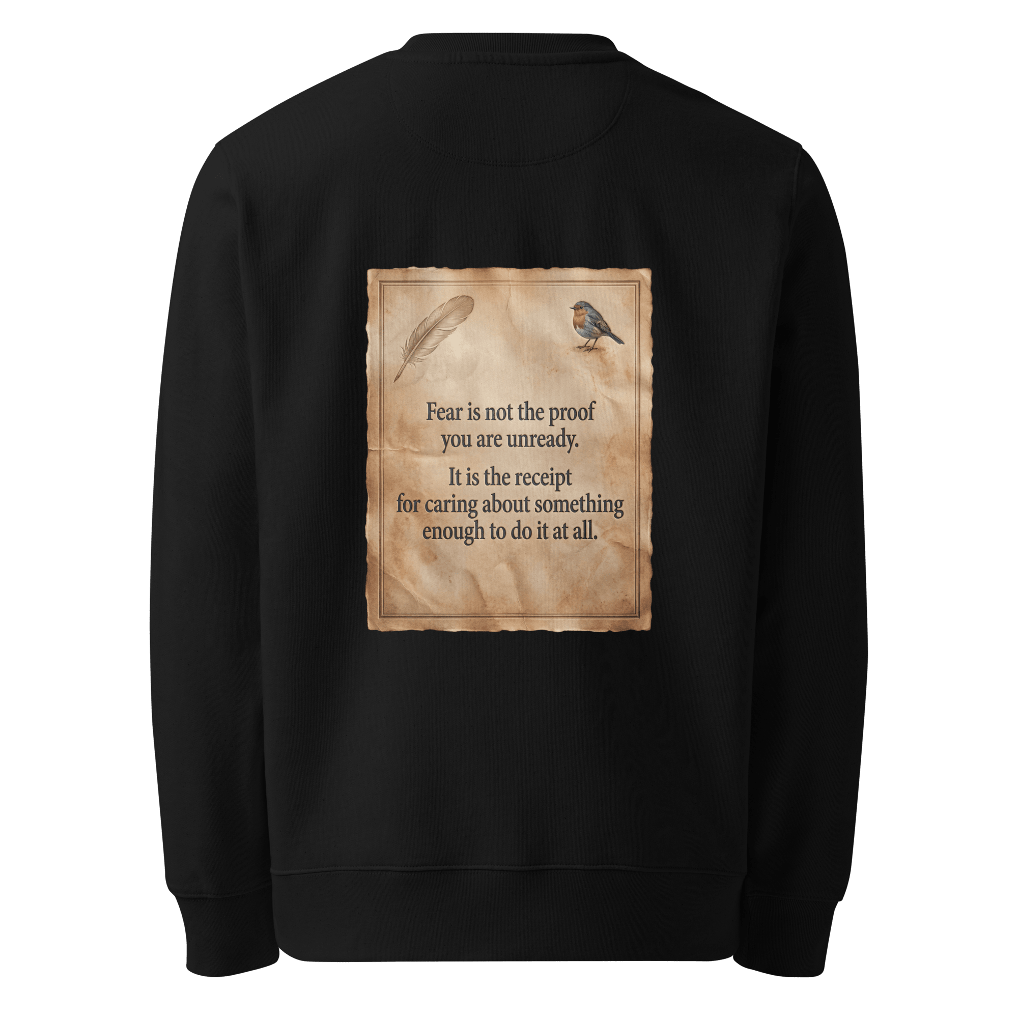 Fear As Receipt Sweater - Ricki Robin