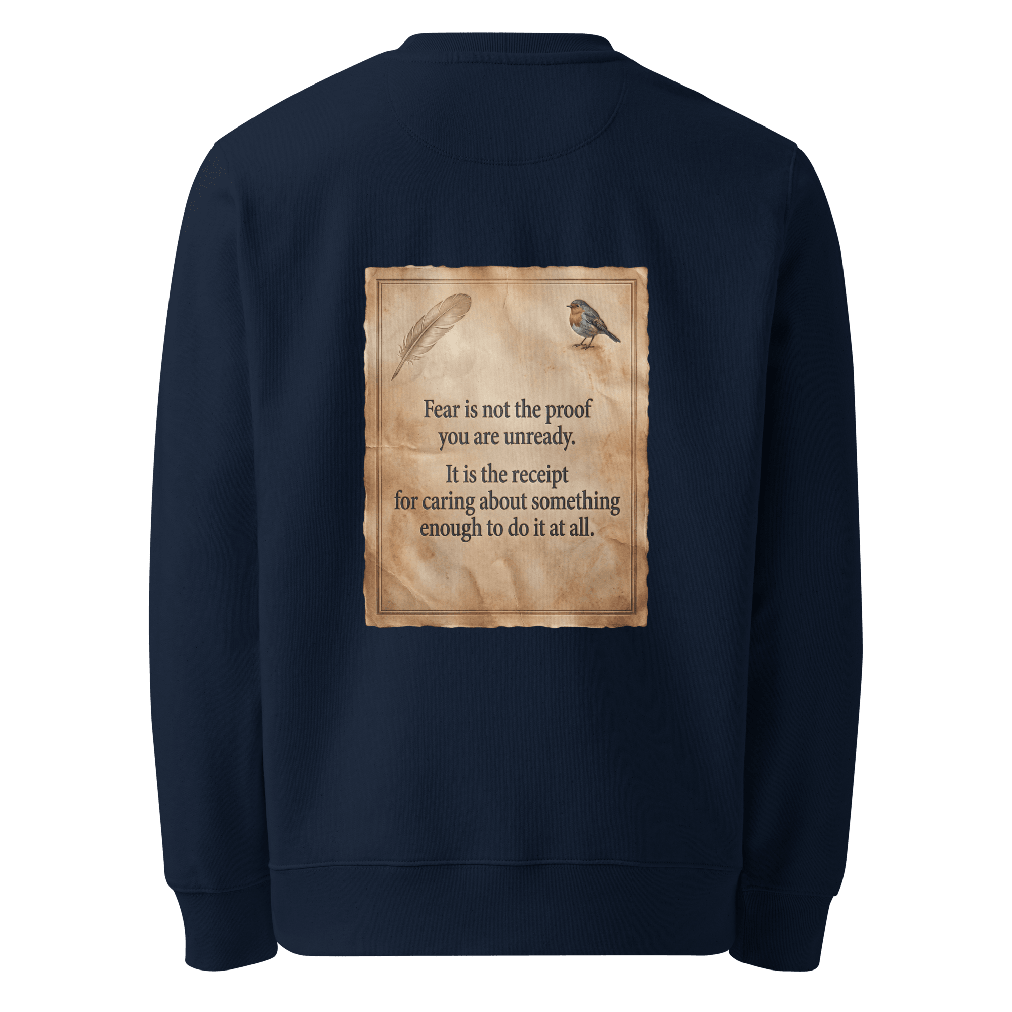 Fear As Receipt Sweater - Ricki Robin