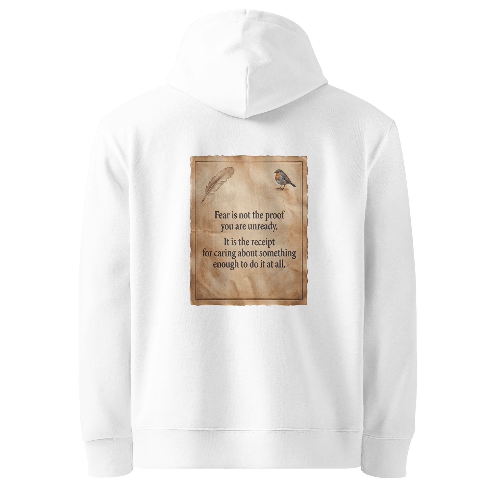 Fear As Receipt Hoodie - Ricki Robin