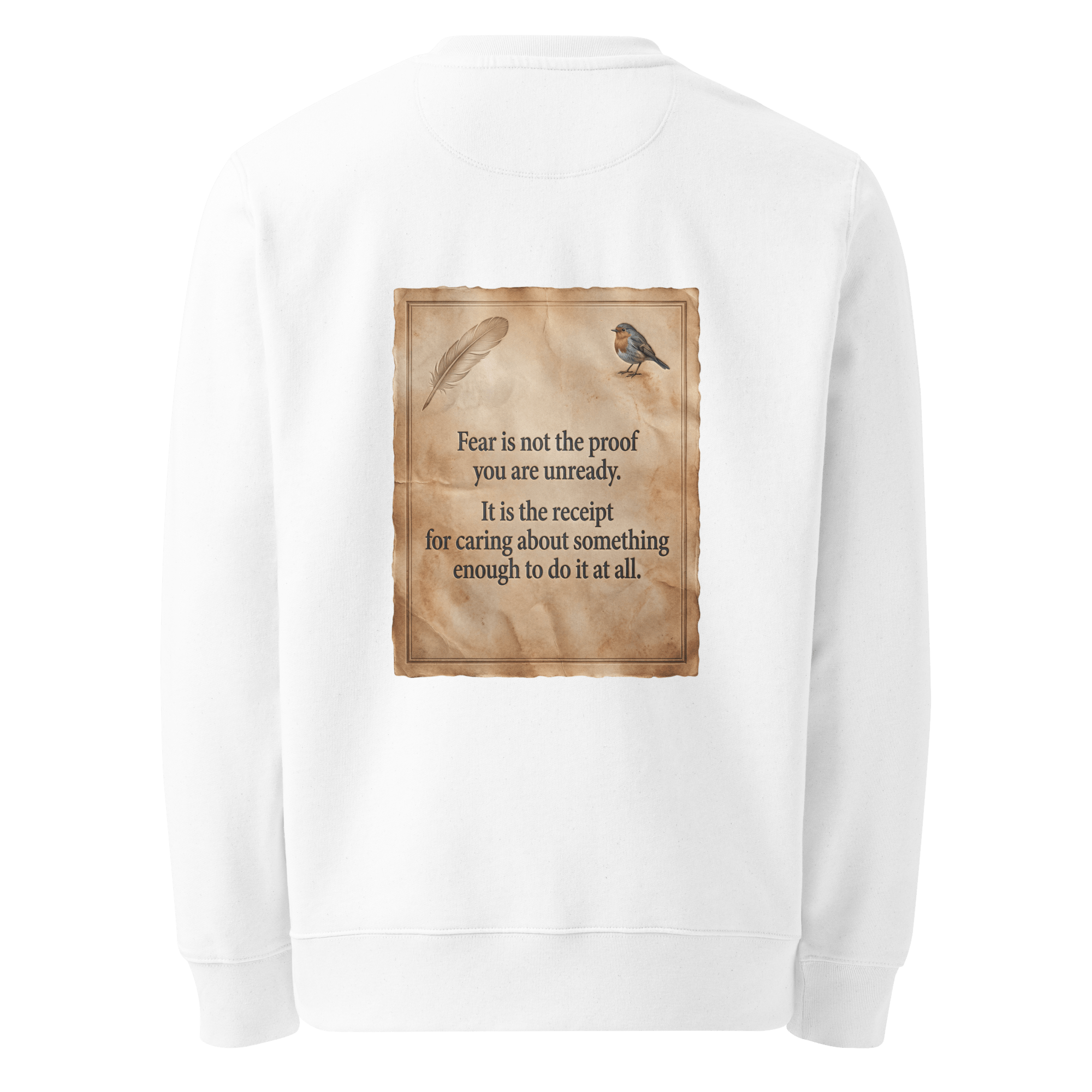 Fear As Receipt Sweater - Ricki Robin