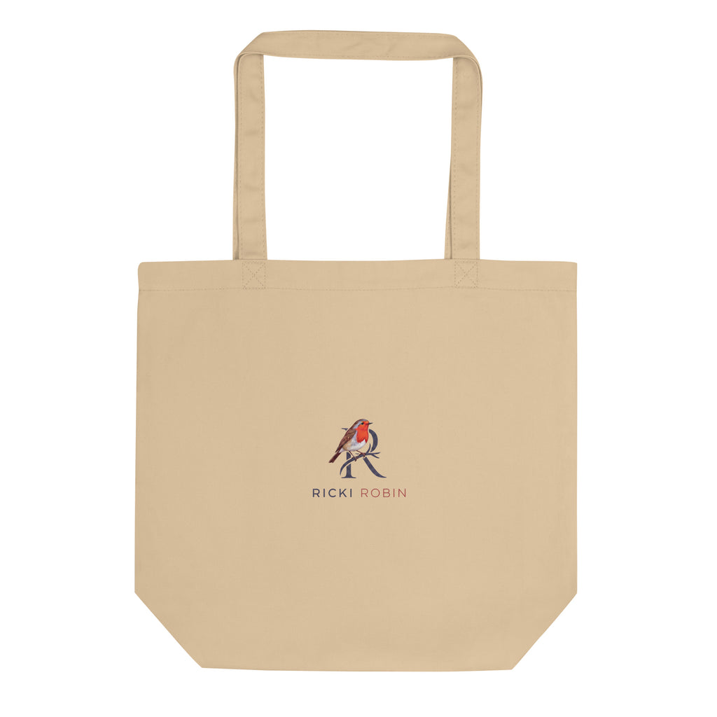 Big Robin Christmas tote bag, back