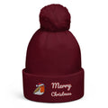 Ricki Robin Merry Christmas Pom-Pom Beanie - Ricki Robin