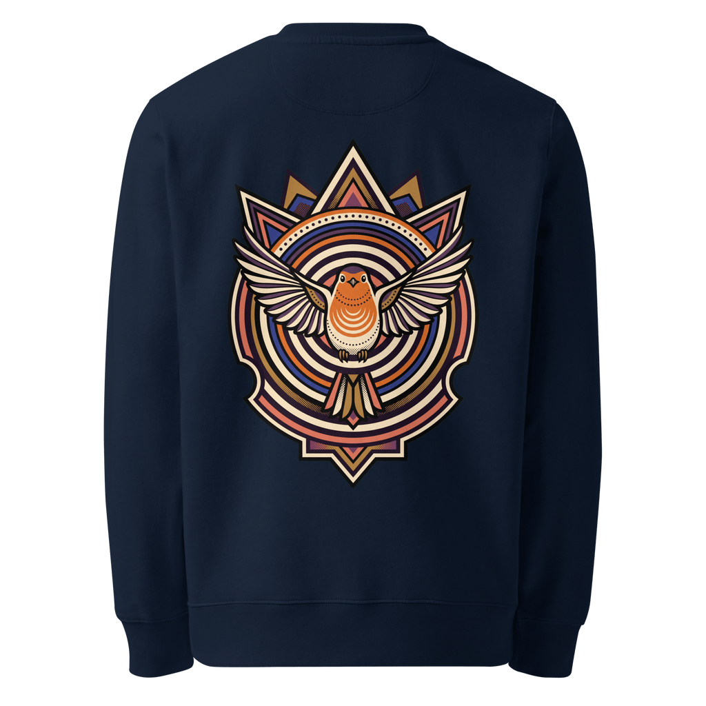 Arched Shield Heavyweight Sweatshirt - Abstract Robin