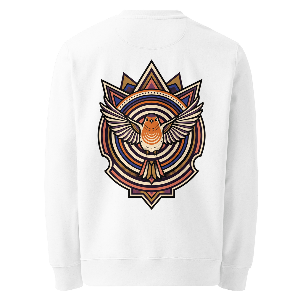 Arched Shield Heavyweight Sweatshirt - Abstract Robin