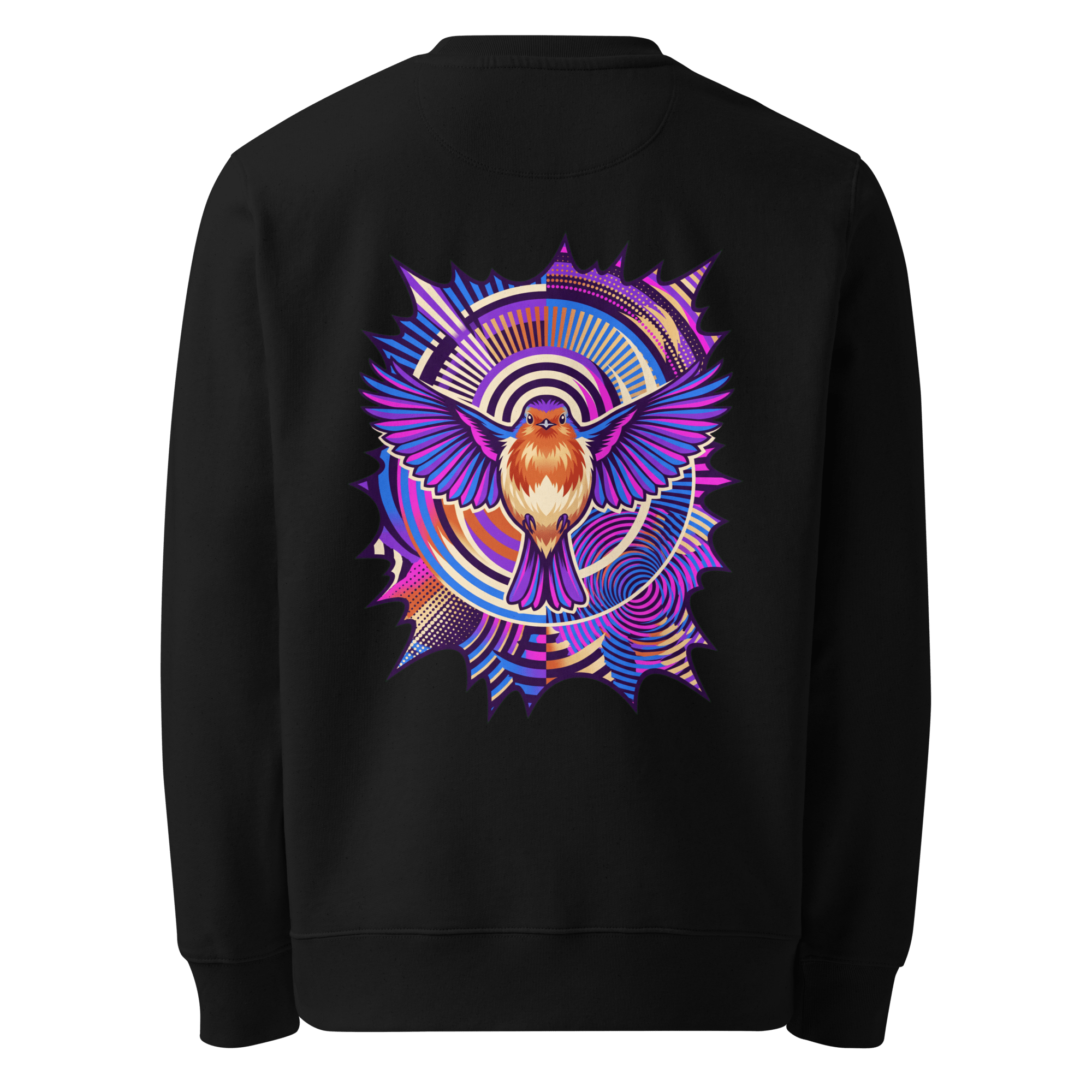 Arrowhead Burst Sweater - Abstract Robin