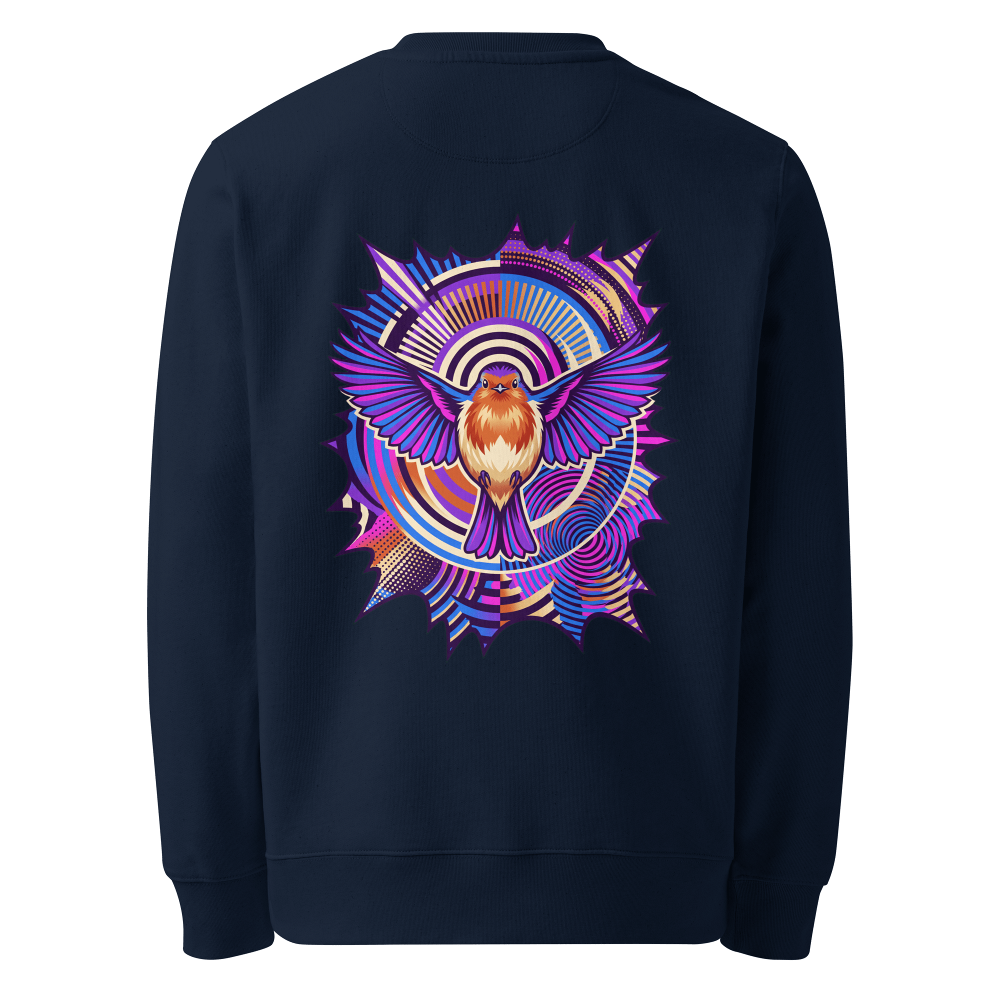 Arrowhead Burst Sweater - Abstract Robin