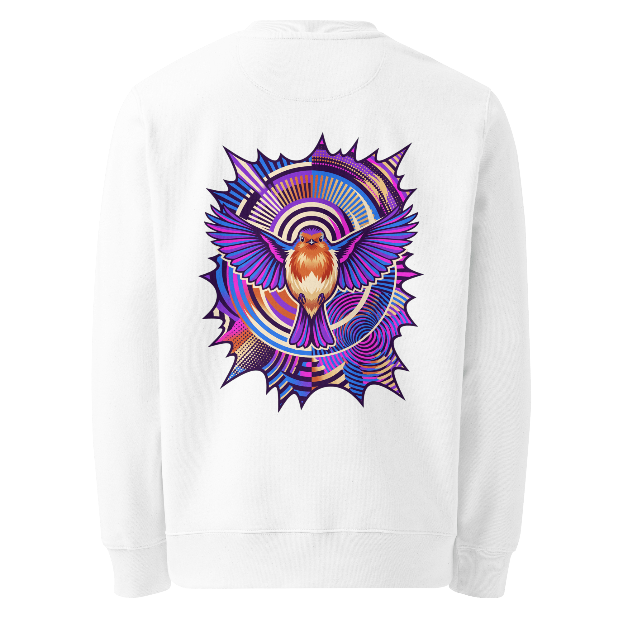 Arrowhead Burst Sweater - Abstract Robin