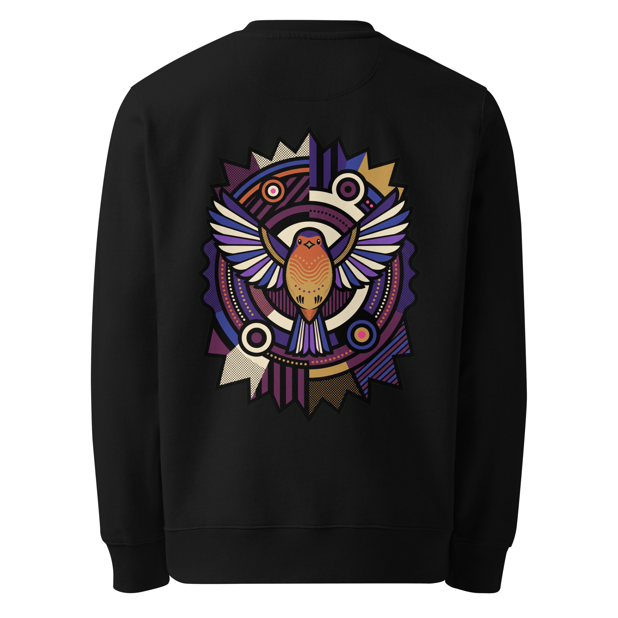 Atomic Deco Sweater - Abstract Robin