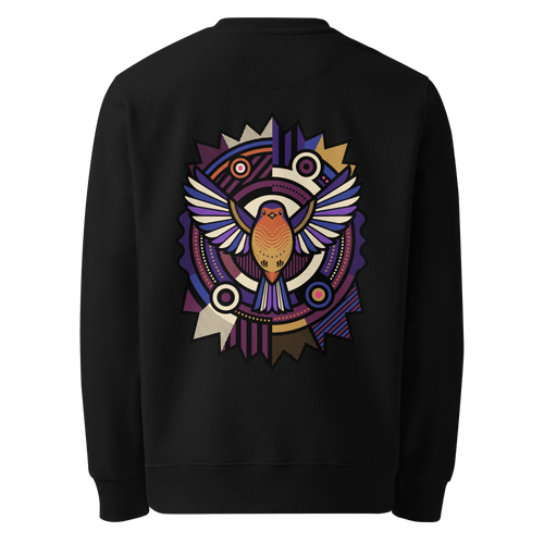 Atomic Deco Heavyweight Sweatshirt - Abstract Robin