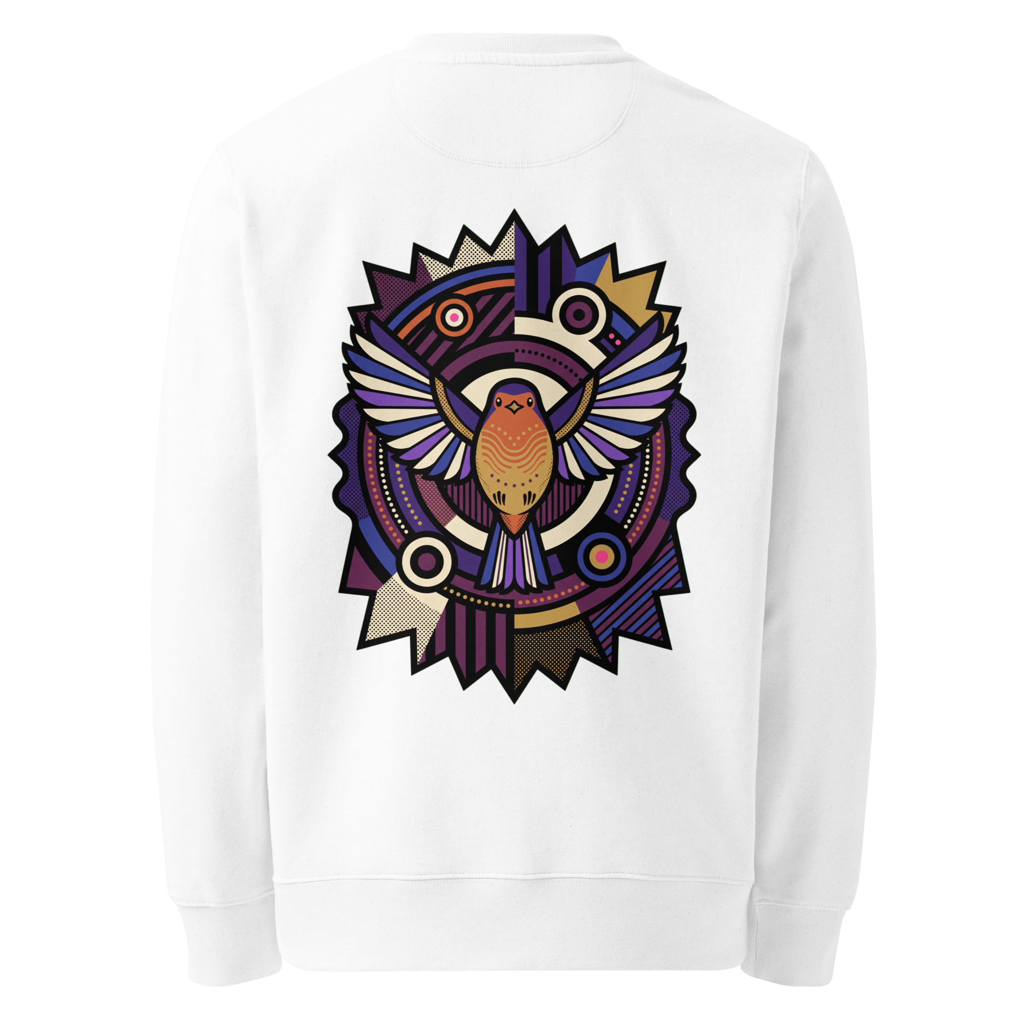Atomic Deco Sweater - Abstract Robin