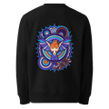 Azure Plume Crest Sweater - Abstract Robin