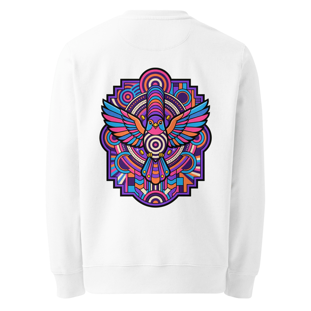 Cobalt Totem Heavyweight Sweatshirt - Abstract Robin