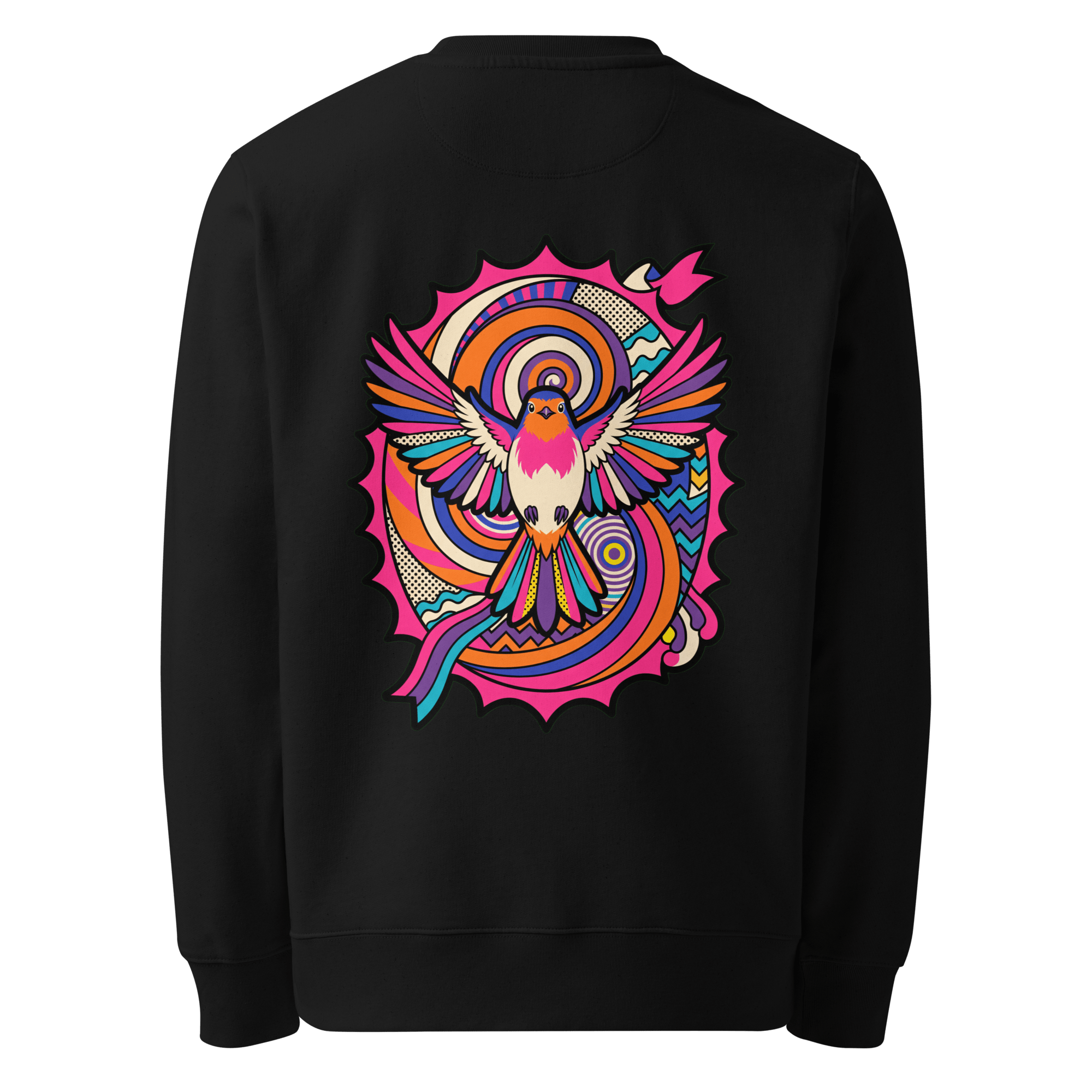 Comet Tail Sweater - Abstract Robin
