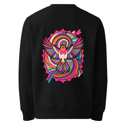 Comet Tail Heavyweight Sweatshirt - Abstract Robin