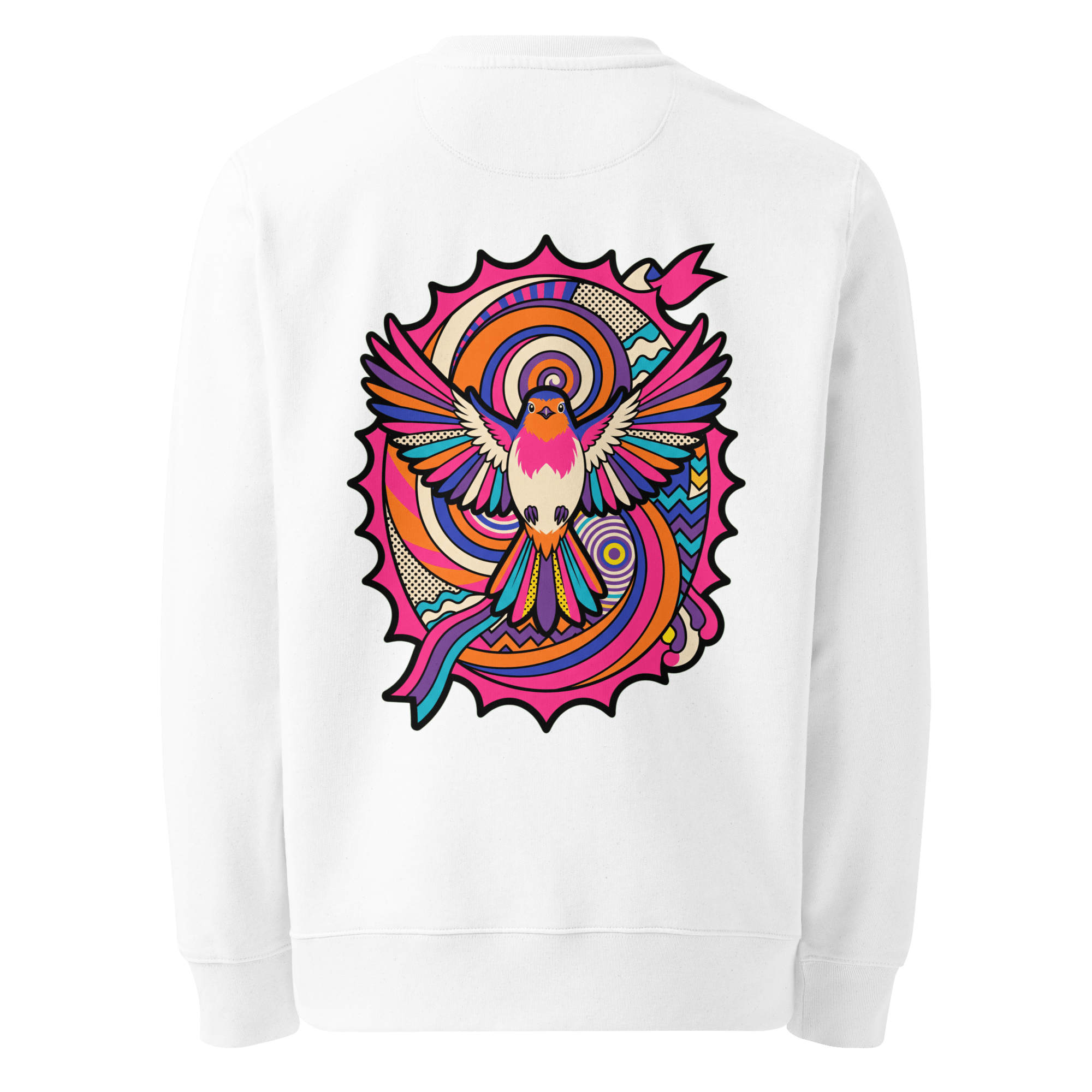 Comet Tail Sweater - Abstract Robin