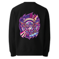 Cubist Wingspan Sweater - Abstract Robin