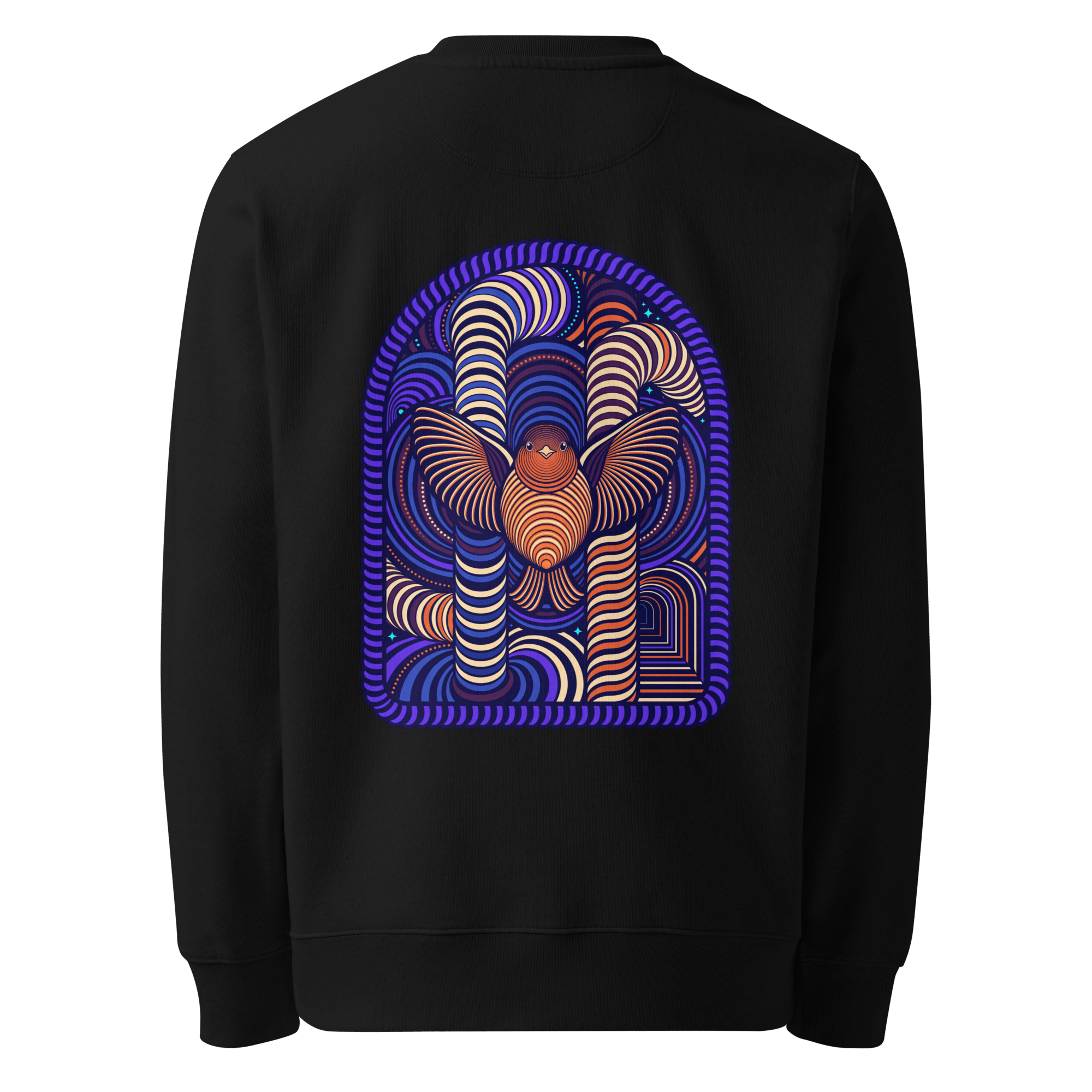 Deco Arch Sweater - Abstract Robin