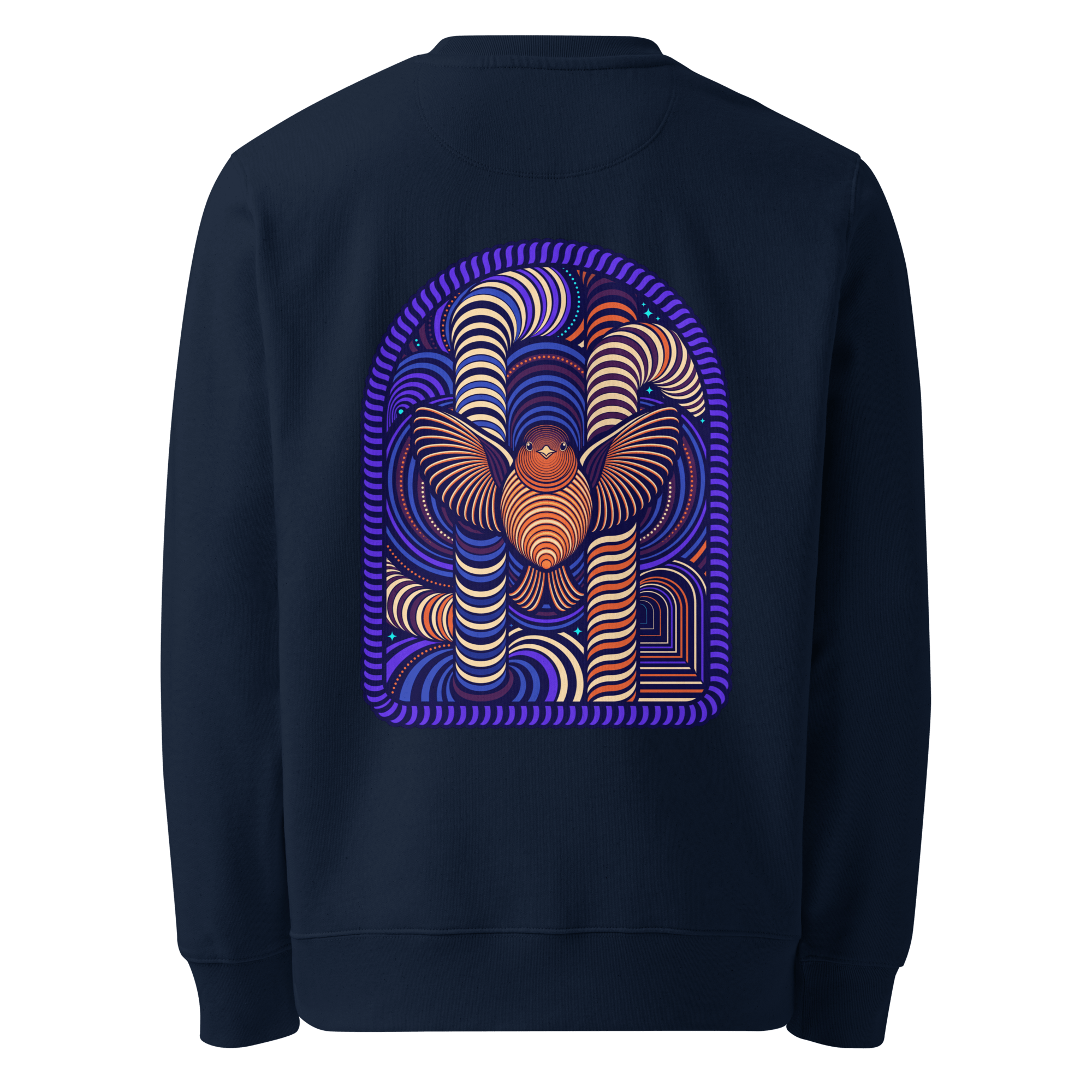 Deco Arch Sweater - Abstract Robin