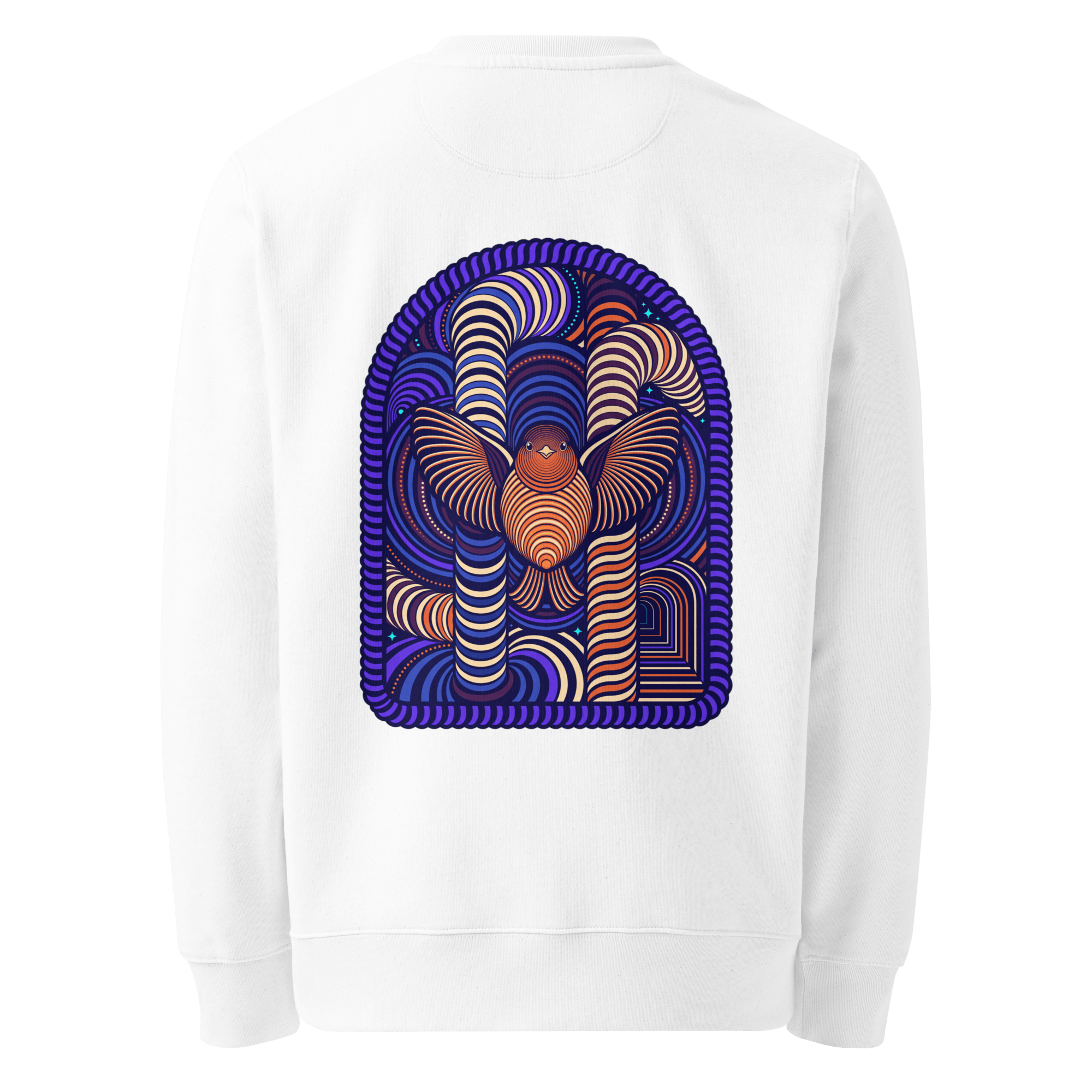 Deco Arch Sweater - Abstract Robin
