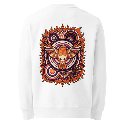 Ember Mandala Heavyweight Sweatshirt - Abstract Robin