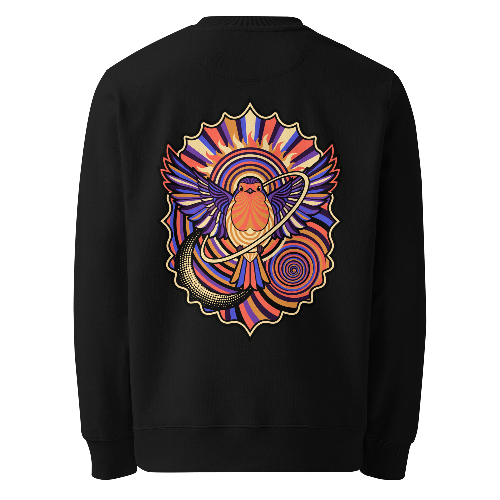 Gilded Medallion Sweater - Abstract Robin