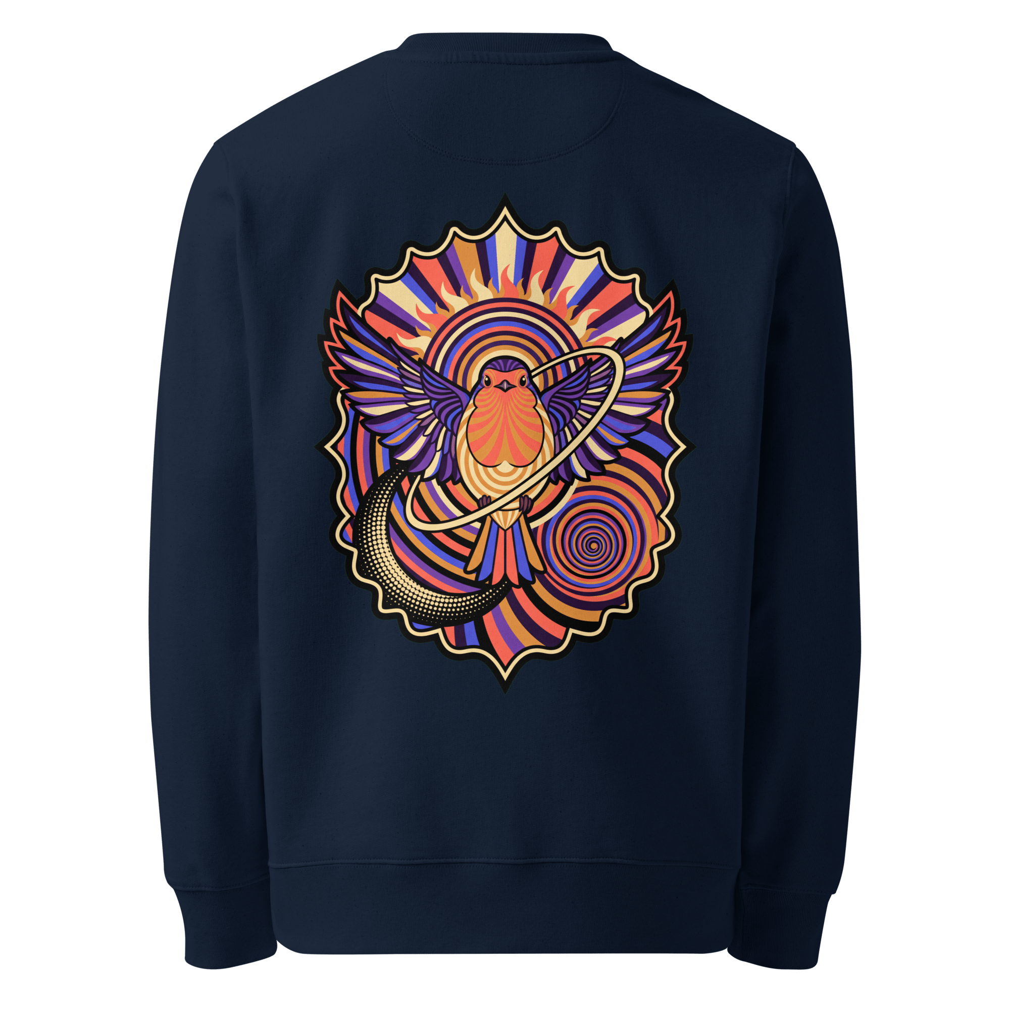 Gilded Medallion Sweater - Abstract Robin