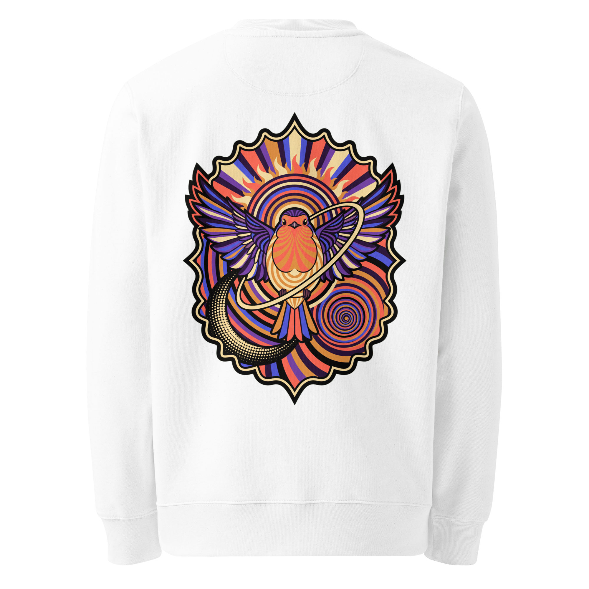 Gilded Medallion Sweater - Abstract Robin