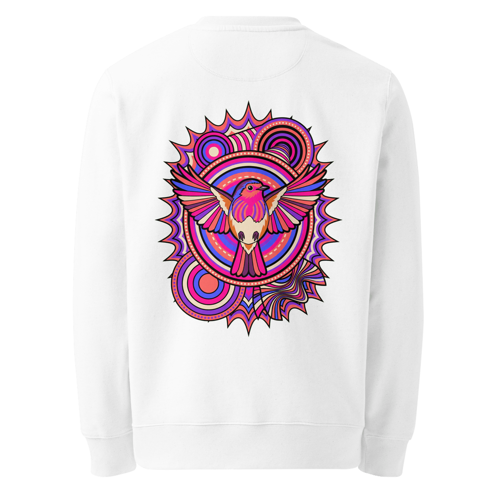 Kaleidoscope Totem Heavyweight Sweatshirt - Abstract Robin
