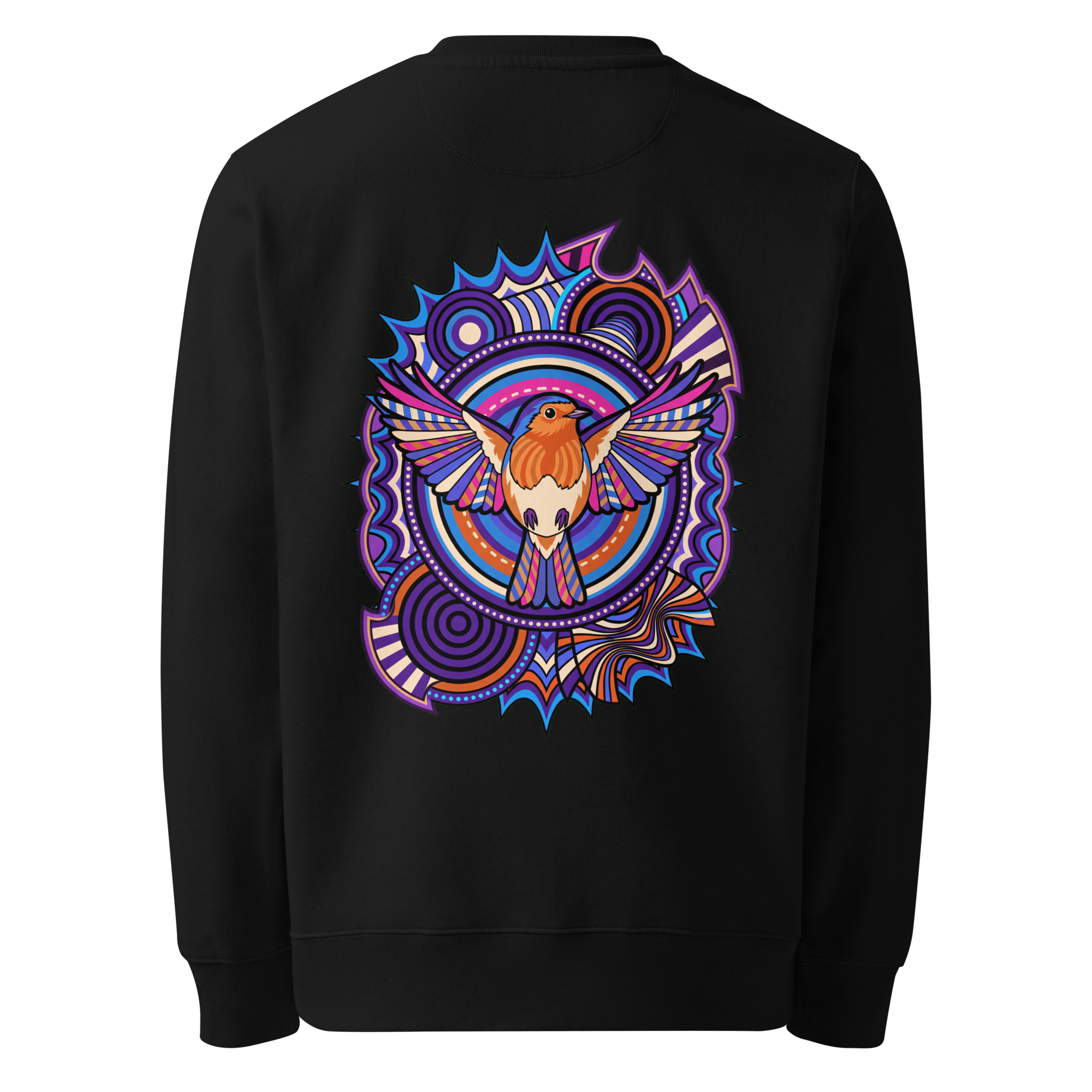 Orbit Portal Sweater - Abstract Robin