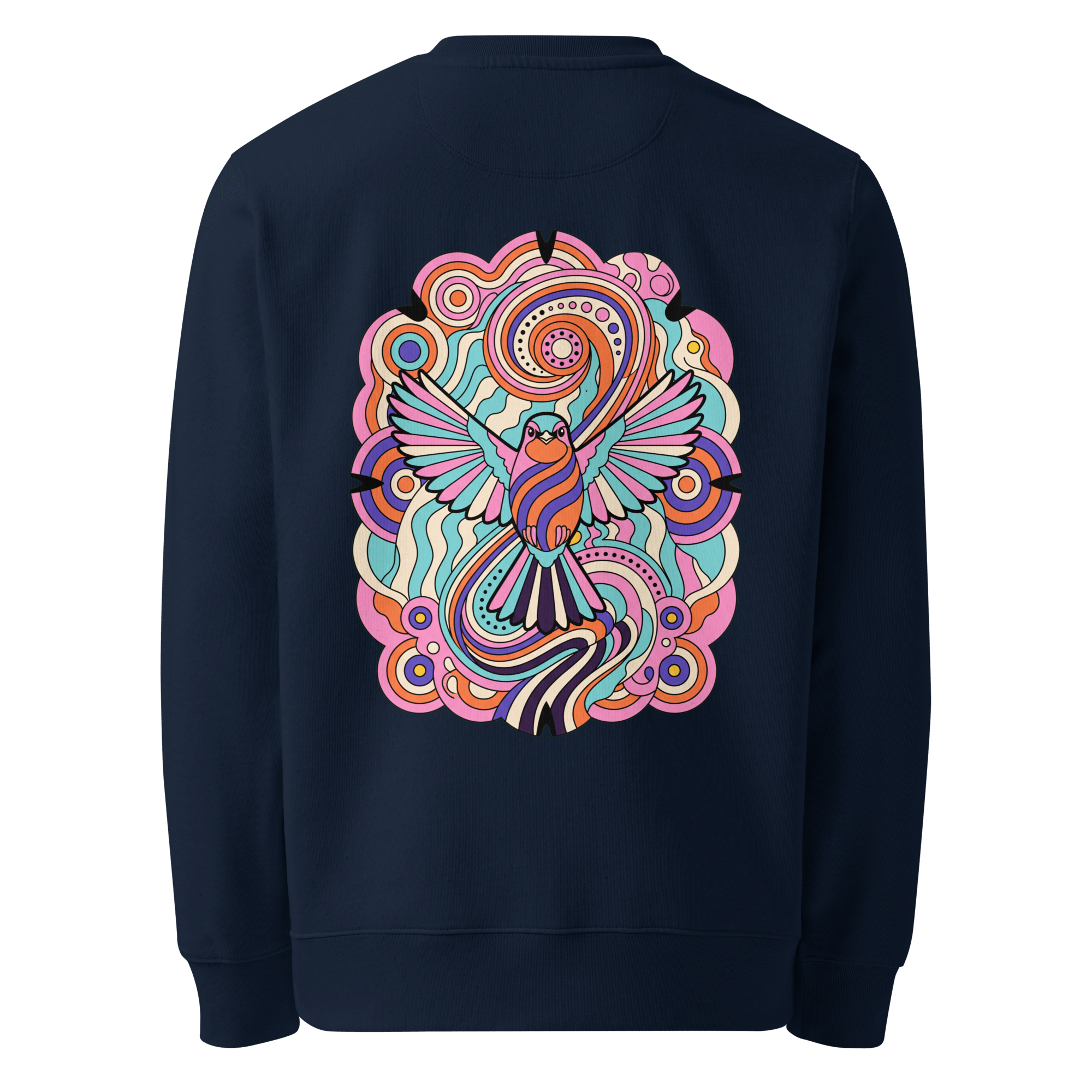 Pastel Marble Sweater - Abstract Robin