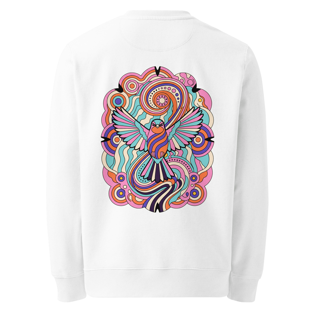 Pastel Marble Heavyweight Sweatshirt - Abstract Robin