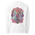 Pastel Marble Heavyweight Sweatshirt - Abstract Robin