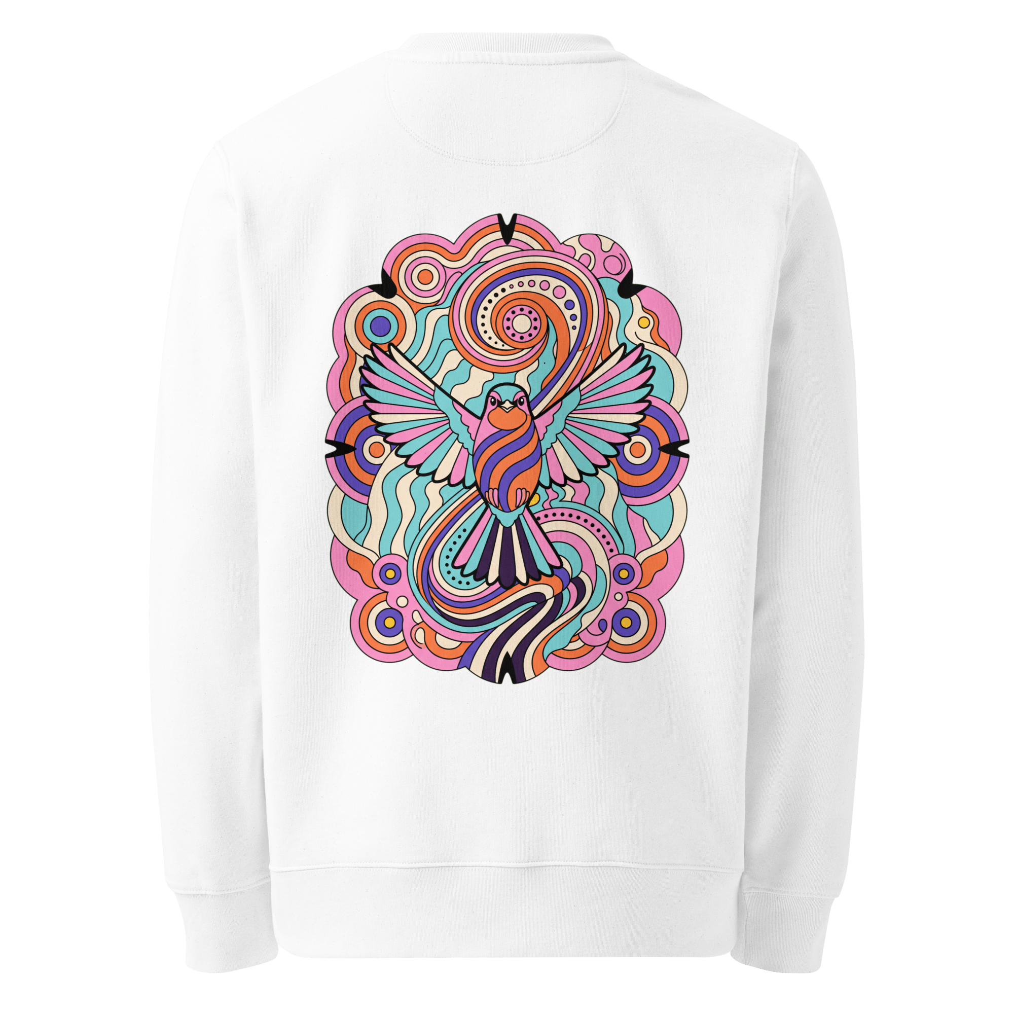 Pastel Marble Sweater - Abstract Robin
