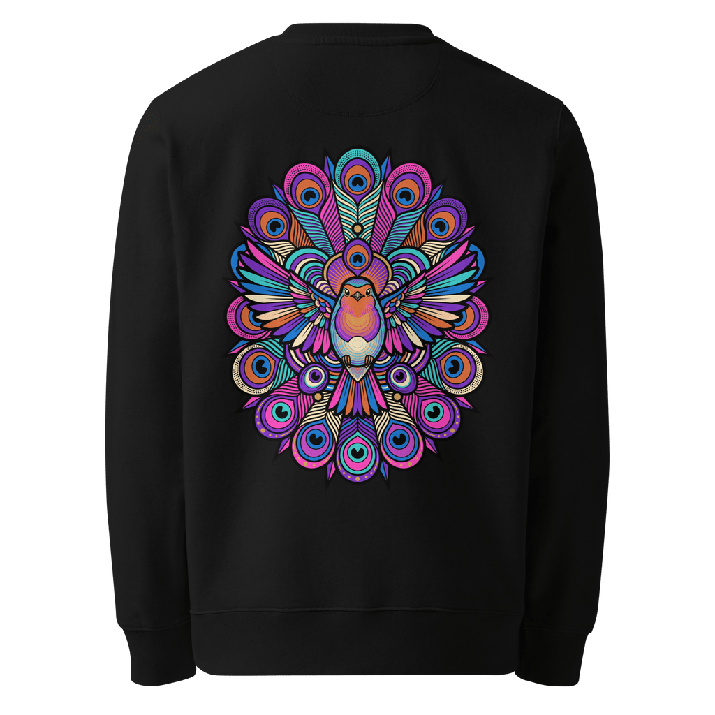 Peacock Mandala Sweater - Abstract Robin