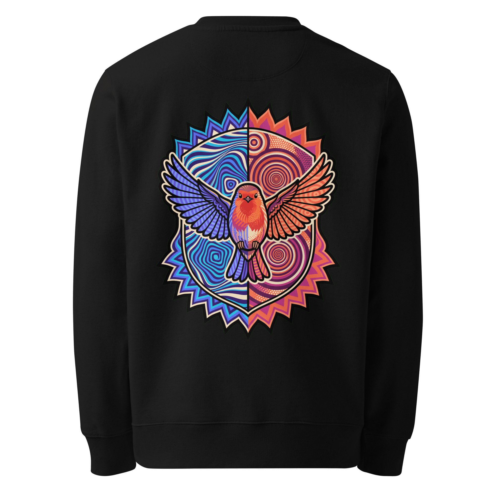 Solar Disc Sweater - Abstract Robin