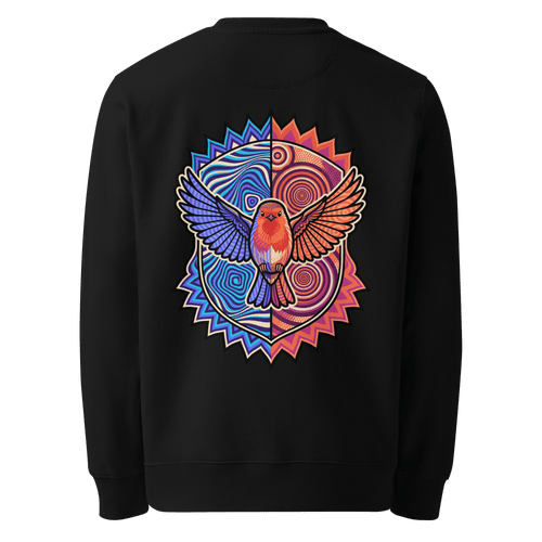 Solar Disc Heavyweight Sweatshirt - Abstract Robin