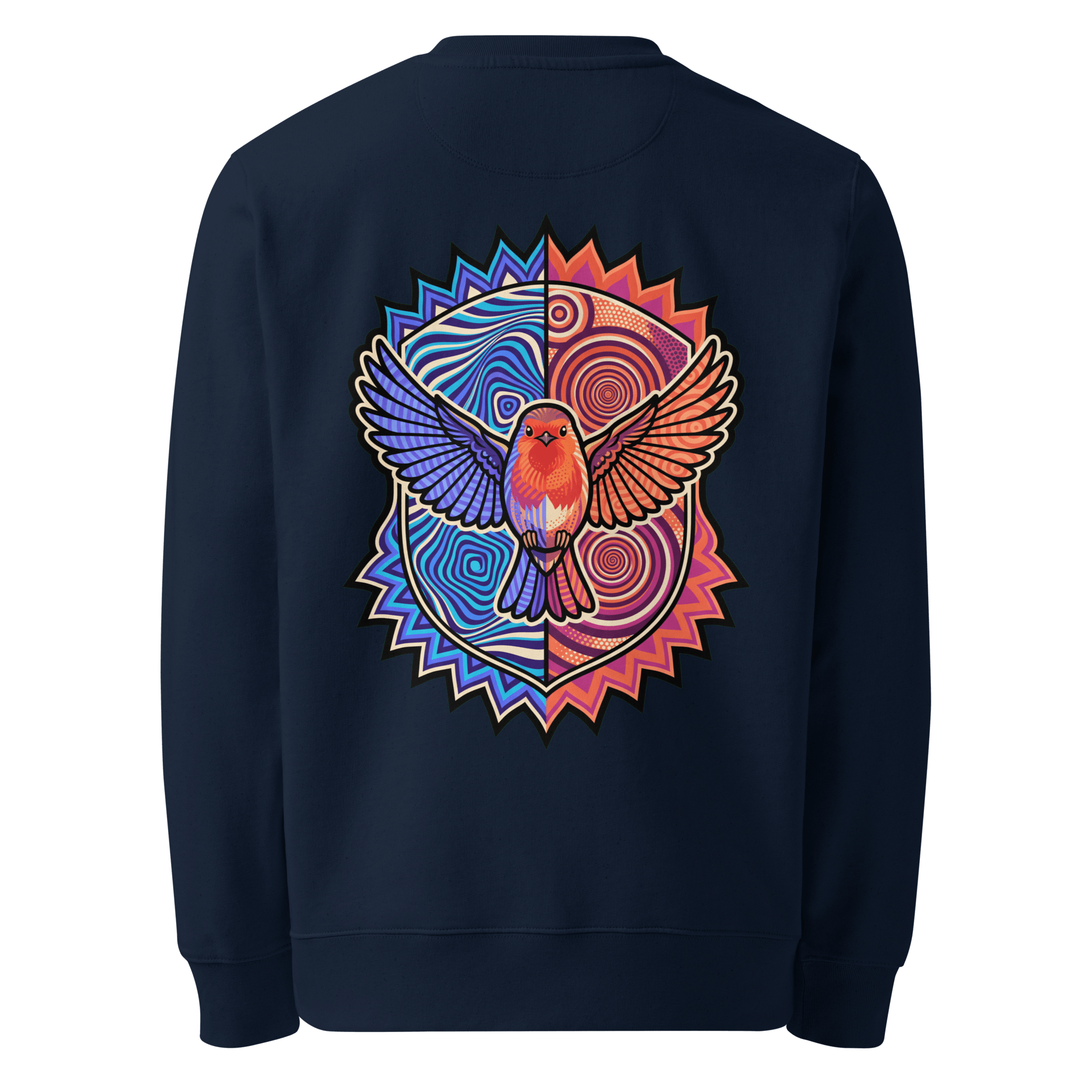 Solar Disc Sweater - Abstract Robin