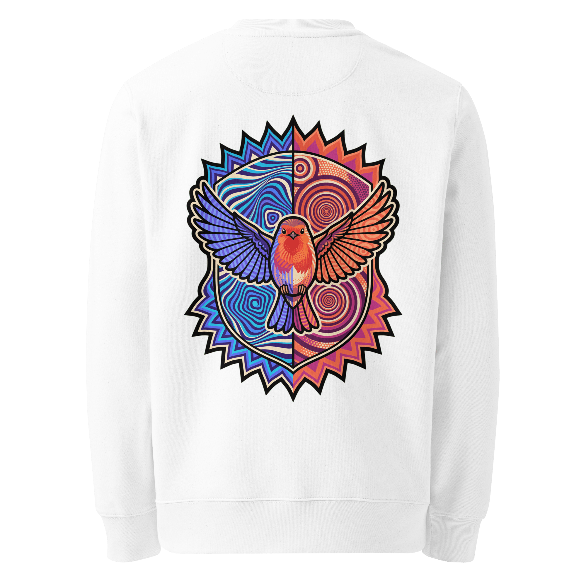 Solar Disc Sweater - Abstract Robin