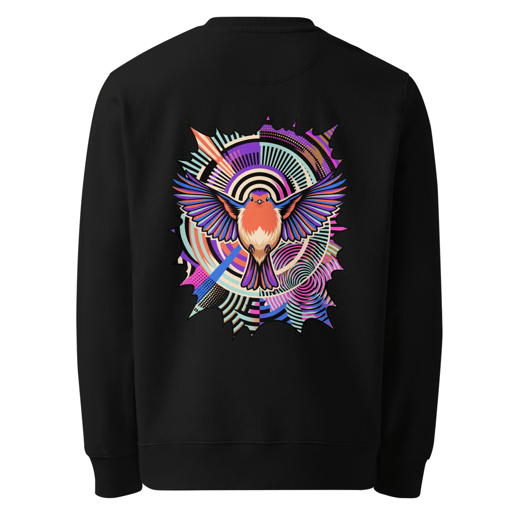 Starburst Wings Sweater - Abstract Robin