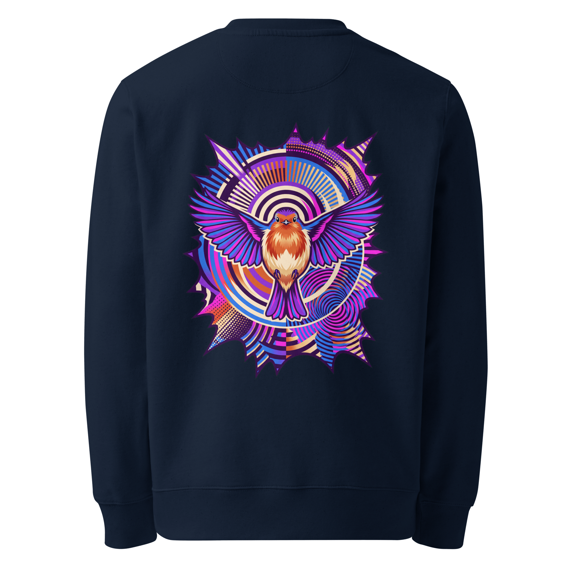 Sunburst Mandala Sweater - Abstract Robin