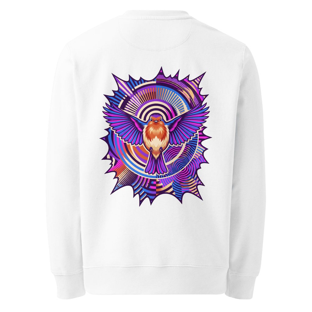 Sunburst Mandala Heavyweight Sweatshirt - Abstract Robin