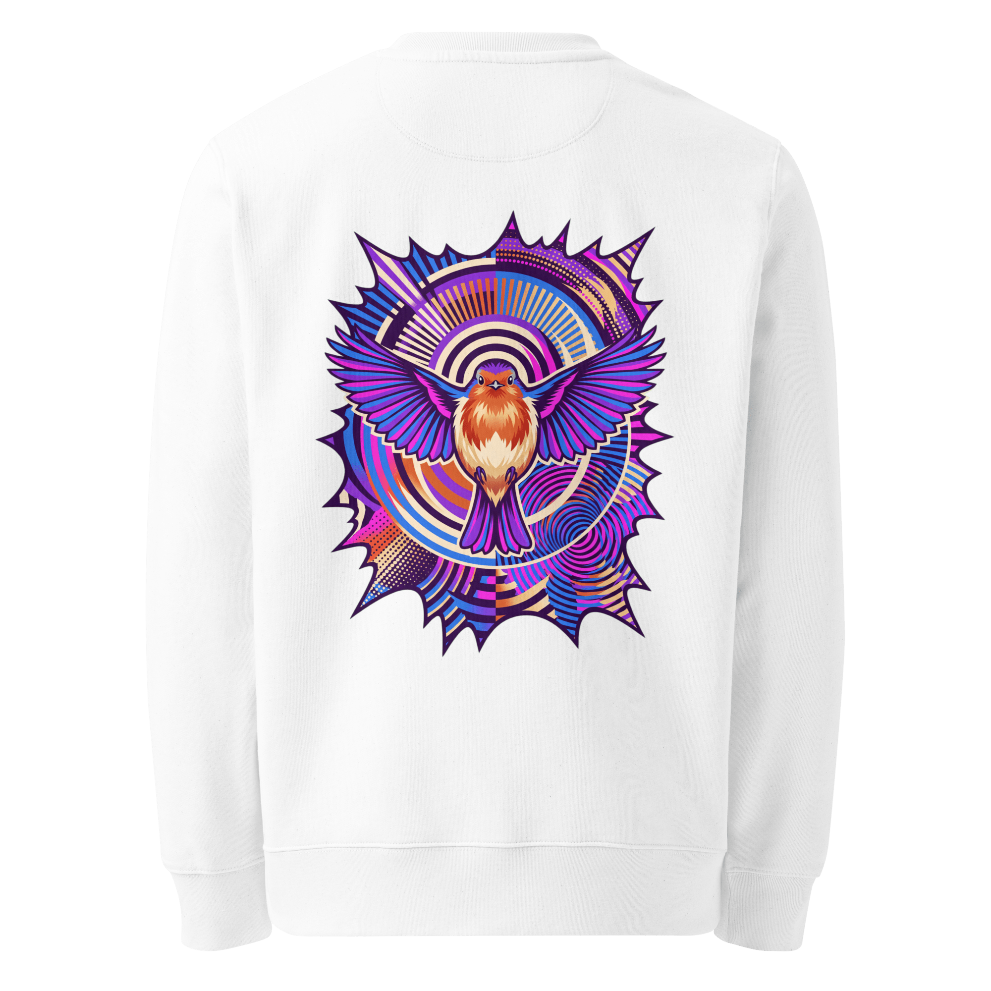 Sunburst Mandala Sweater - Abstract Robin