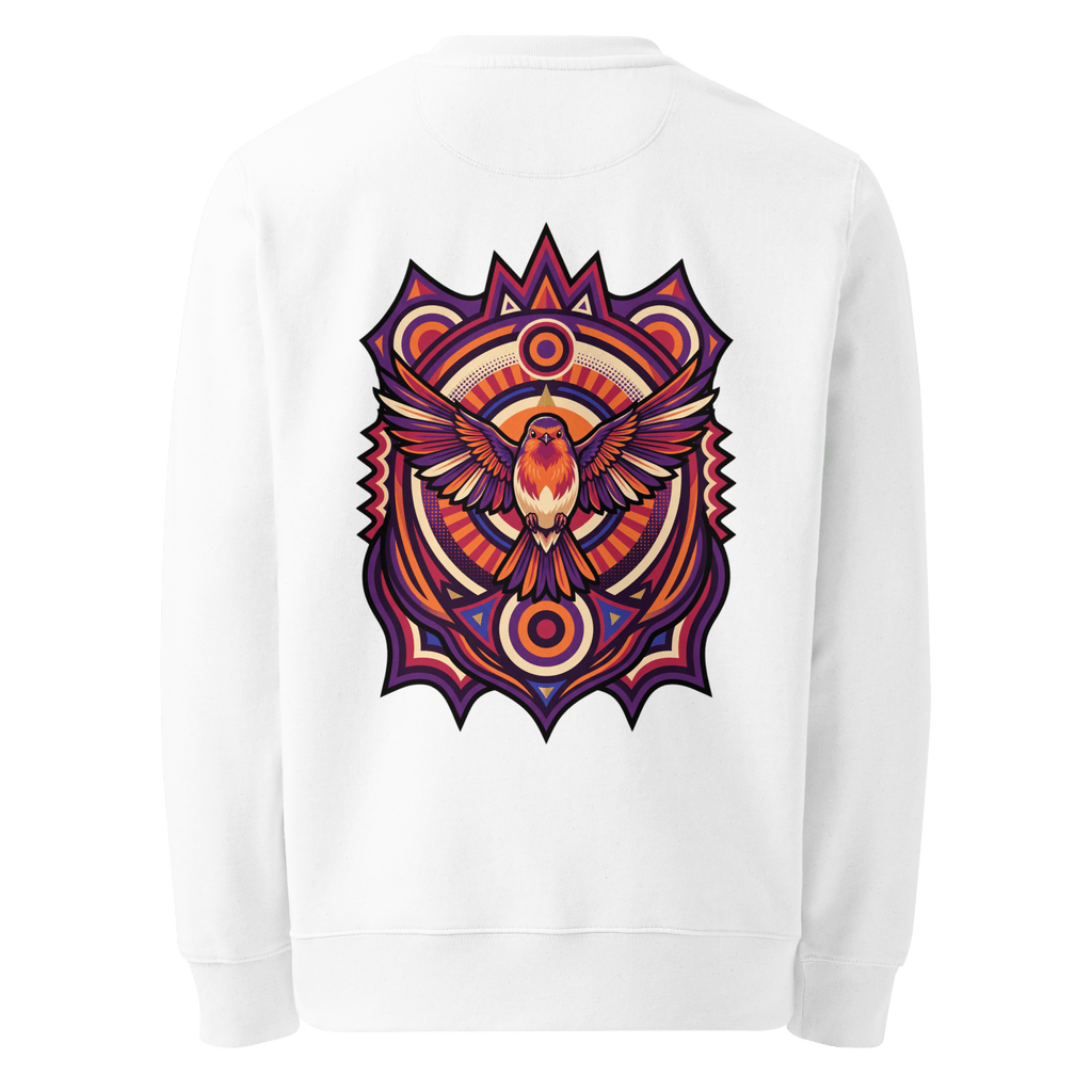 Totem Crest Heavyweight Sweatshirt - Abstract Robin
