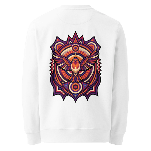 Totem Crest Heavyweight Sweatshirt - Abstract Robin