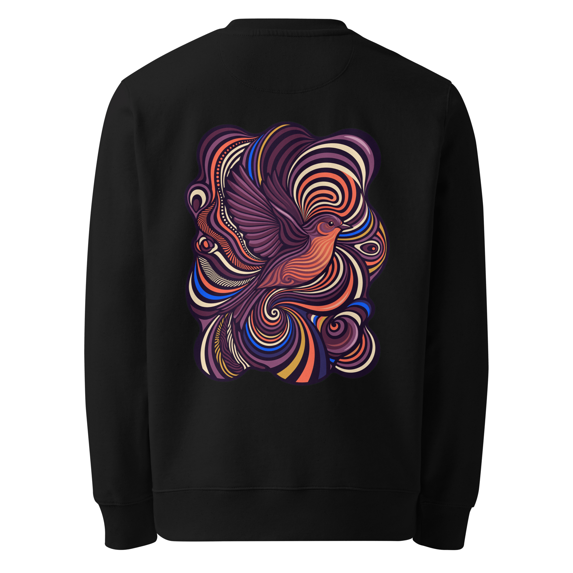 Wave Flight Sweater - Abstract Robin