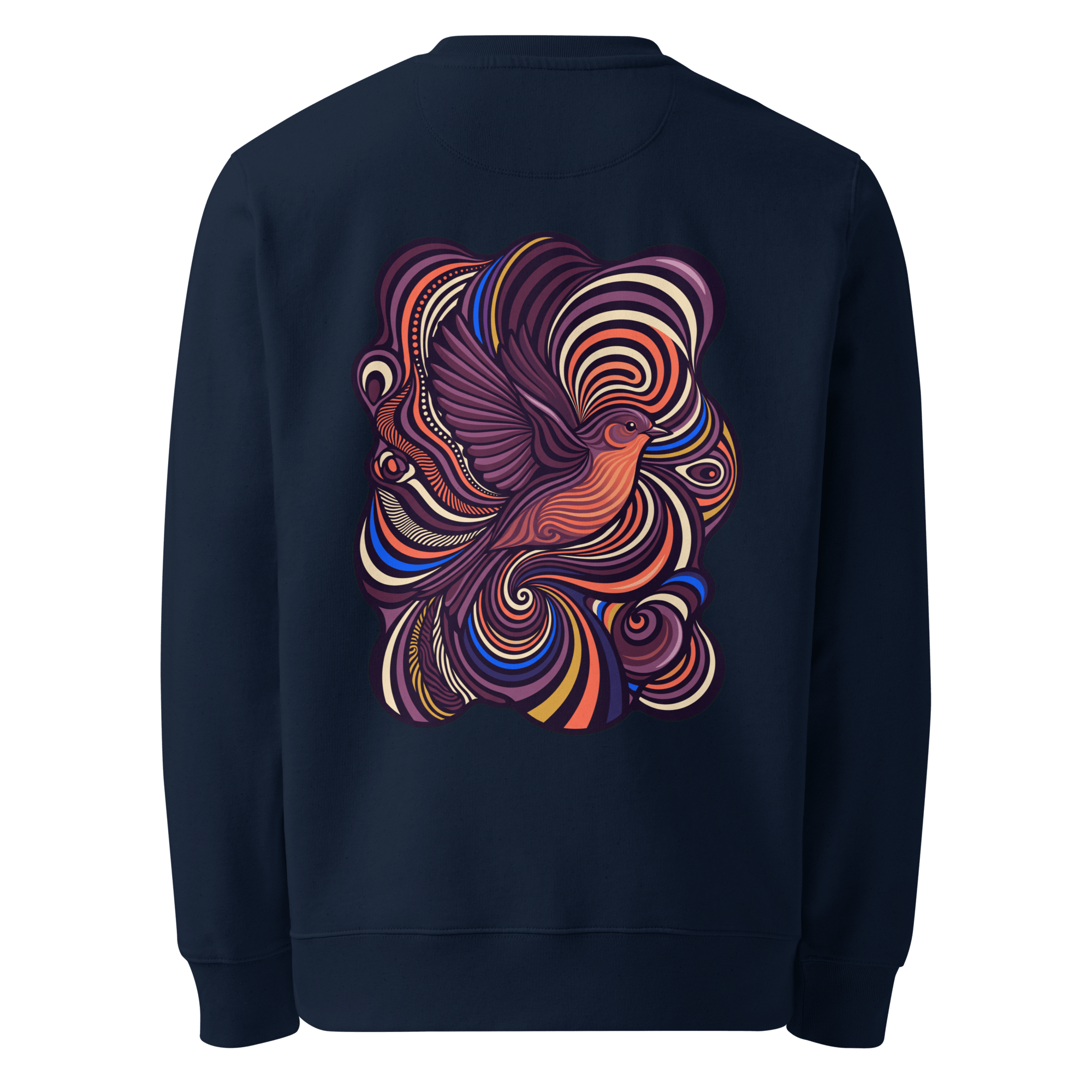 Wave Flight Sweater - Abstract Robin