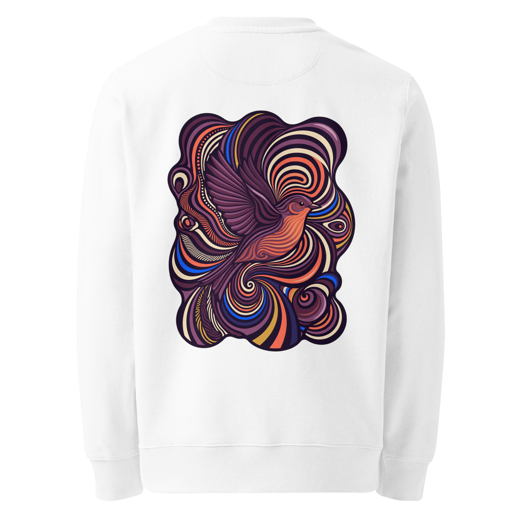 Wave Flight Heavyweight Sweatshirt - Abstract Robin