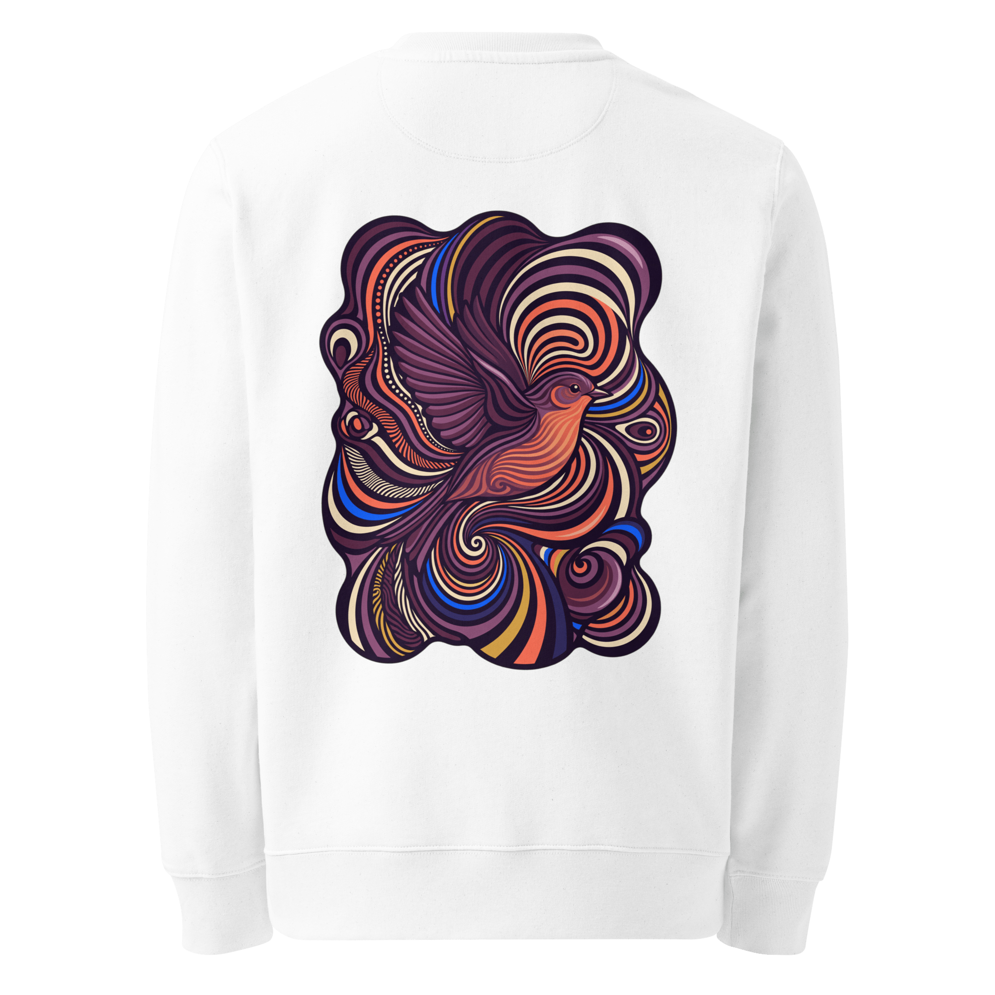Wave Flight Sweater - Abstract Robin