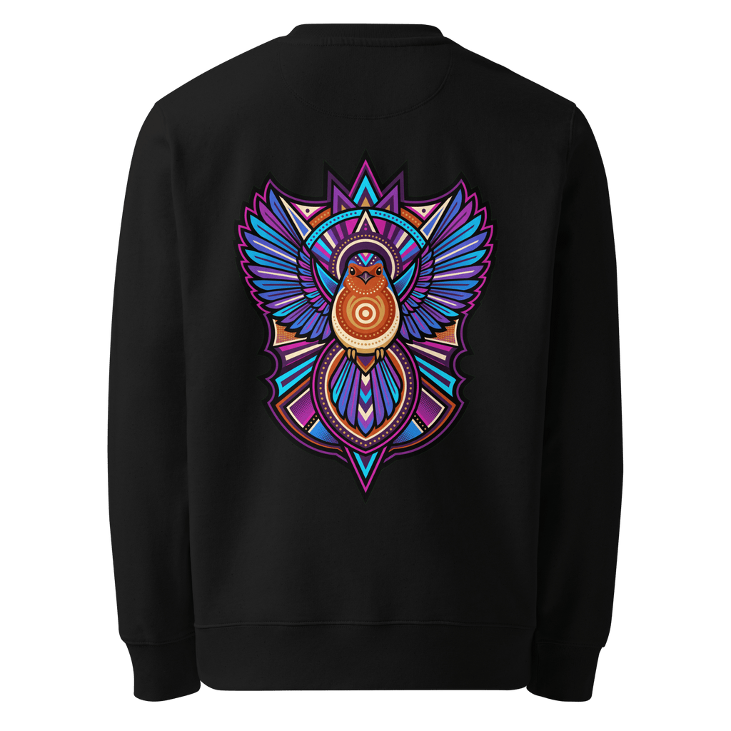 Winged Emblem Sweater - Abstract Robin